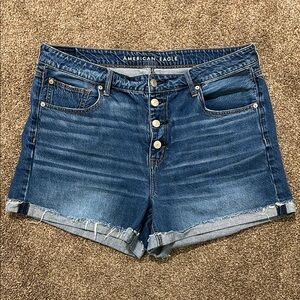 American Eagle High Waisted Denim Shorts